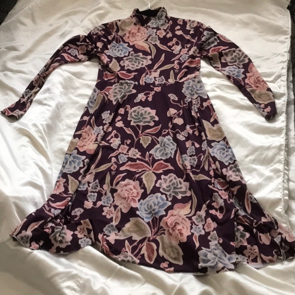 Zara size Large floral dress